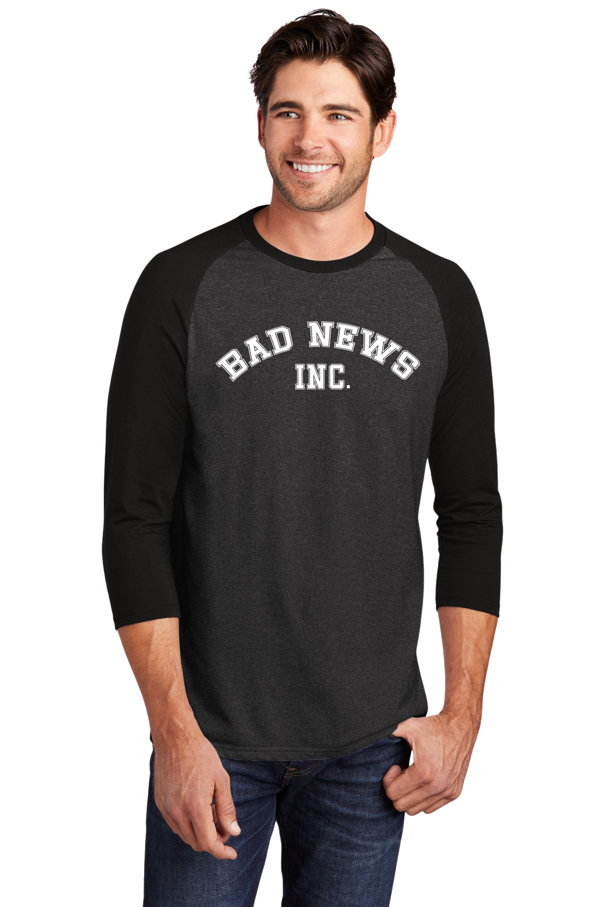 Bad News Inc 3/4 Sleeve Tee